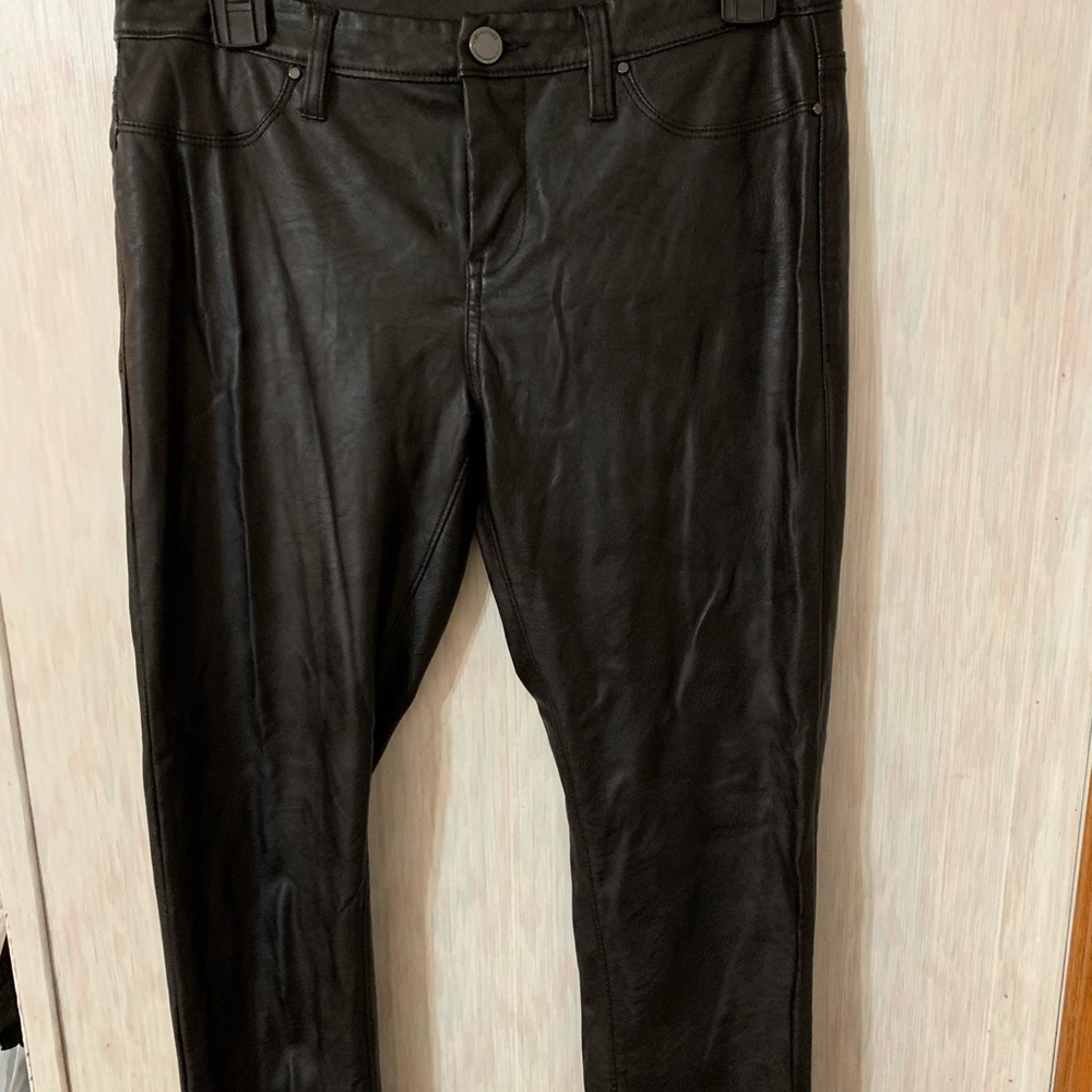 Blank NYC Black Faux Leather Pants